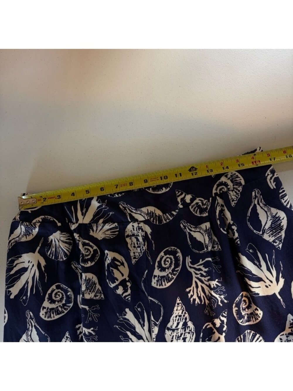 Venus Navy Blue Tropical Beach Joggers Pants Pull On Waist Elastic size 1X - Picture 11 of 13